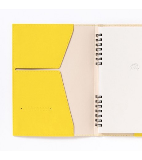 【人気のお仕事ノートにPUカバー登場】SUNNY NOTE PUレザーカバー「新作」